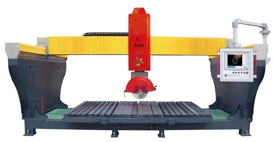 4 Axis CNC Bridge Saw Machine